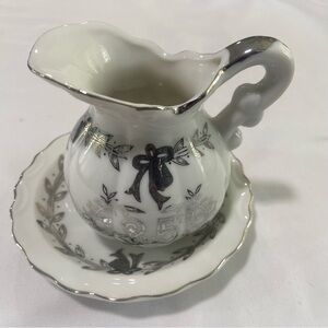 Lefton exclusives 25th anniversary pitcher and bowl style 6548